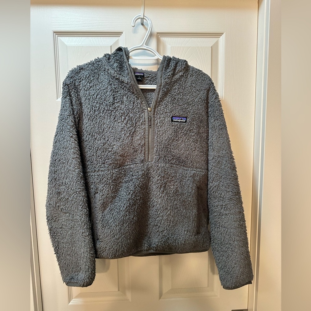 Patagonia Grey Fleece Pullover Hoodie